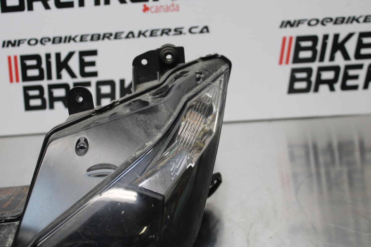 13-17 KAWASAKI NINJA ZX6R ZX636 ABS FRONT HEADLIGHT HEAD LIGHT LAMP BB143