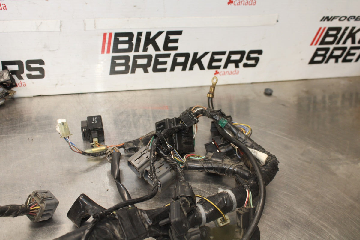 04-05 KAWASAKI NINJA ZX10R MAIN ENGINE WIRING HARNESS MOTOR WIRE LOOM BB931