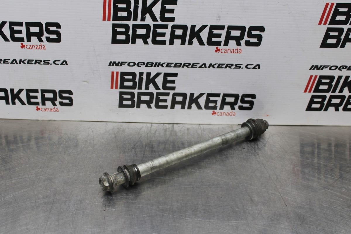 06-07 KAWASAKI NINJA 650R EX650A REAR AXLE BACK WHEEL RIM PIVOT BOLT AXEL BB774
