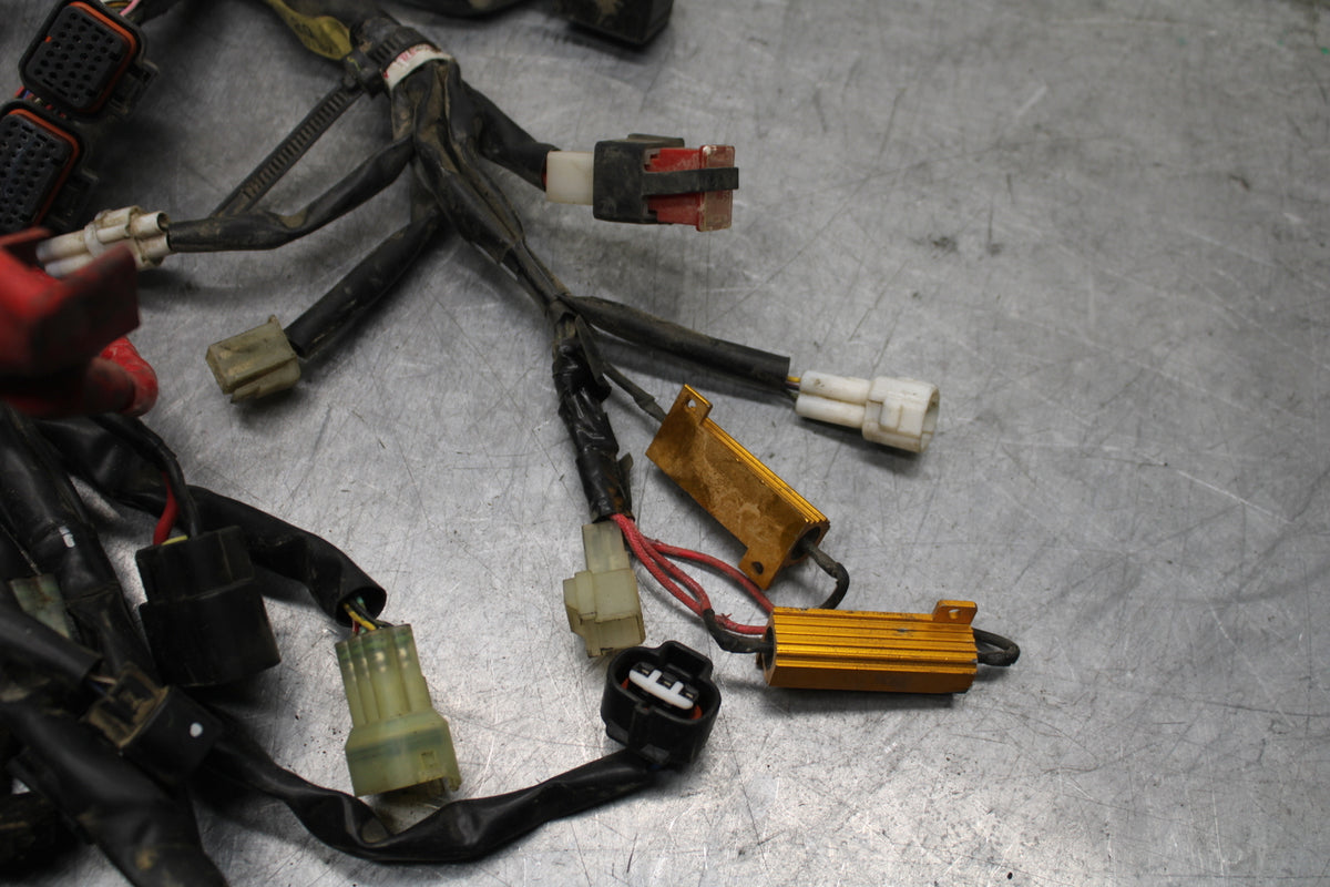 07-08 YAMAHA YZF R1 MAIN ENGINE WIRING HARNESS MOTOR WIRE LOOM BB724
