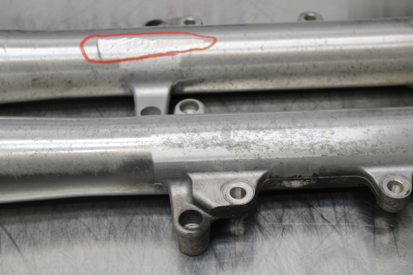 04 YAMAHA ROAD STAR XV1700A FRONT FORKS SHOCK SUSPENSION SET PAIR BB155
