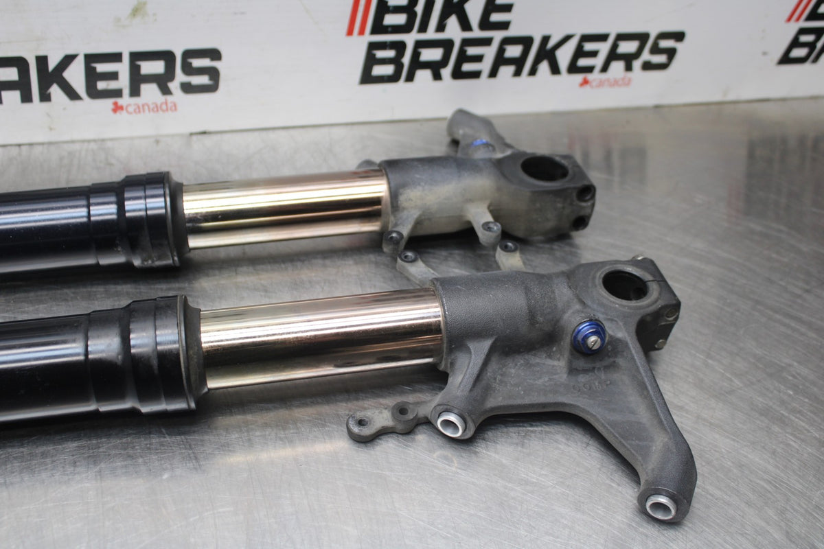 06-07 SUZUKI GSXR 600 FRONT FORKS SHOCK SUSPENSION SET PAIR BB845