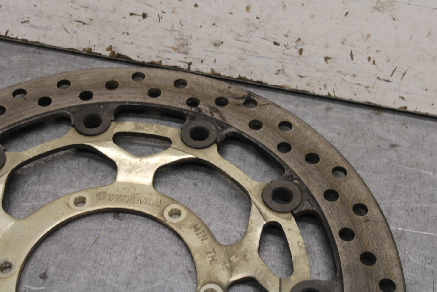 05-06 HONDA CBR600RR FRONT LEFT RIGHT BRAKE ROTORS DISCS 45120-MEE-D01  BB689