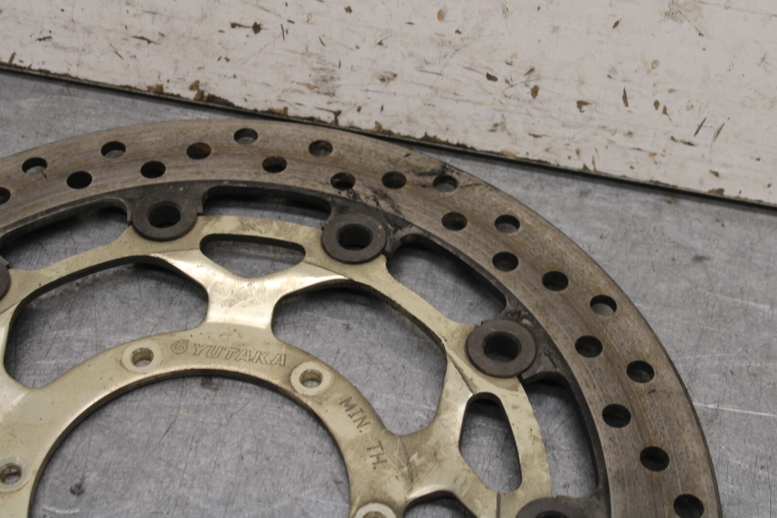 05-06 HONDA CBR600RR FRONT LEFT RIGHT BRAKE ROTORS DISCS 45120-MEE-D01  BB689