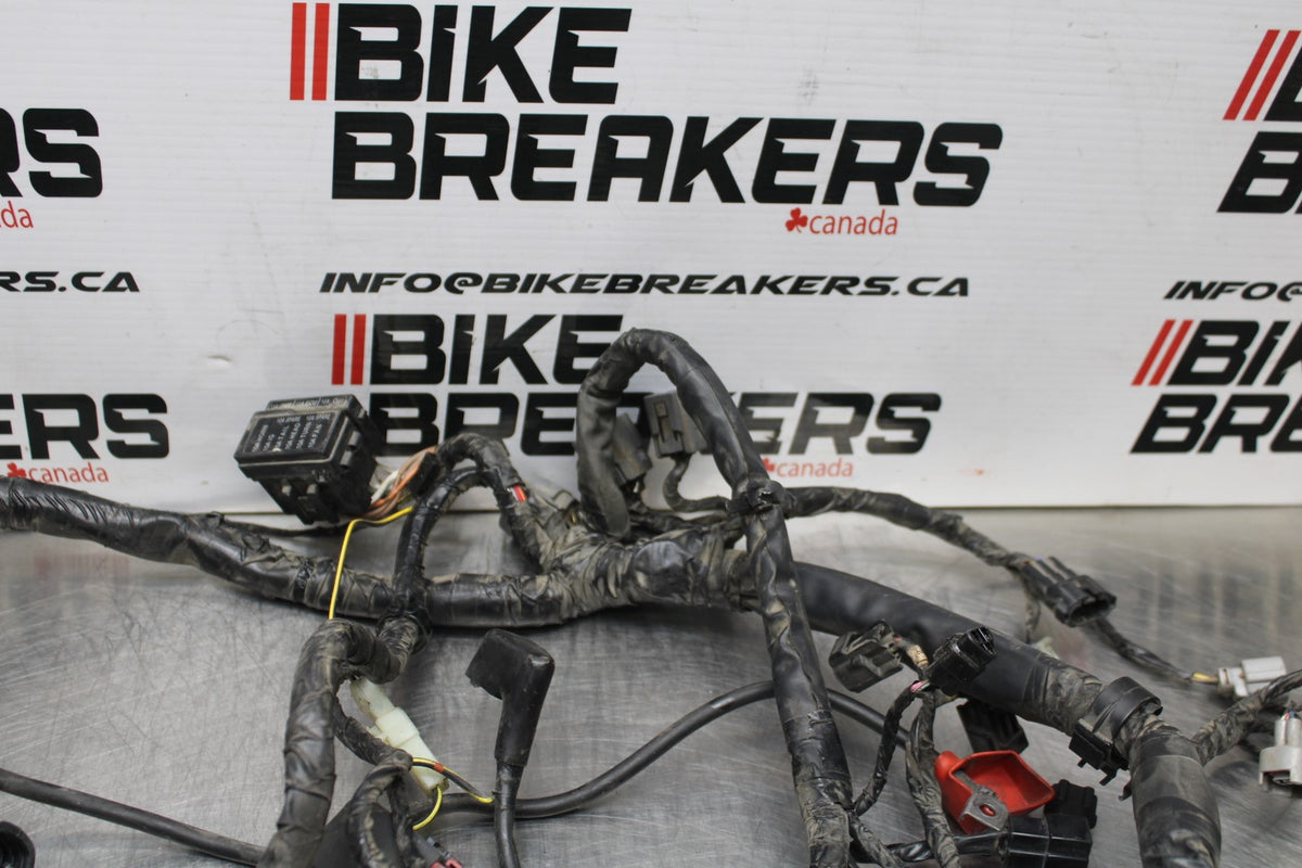 06-07 KAWASAKI NINJA 650R EX650A MAIN ENGINE WIRING HARNESS MOTOR WIRE LOOM BB77