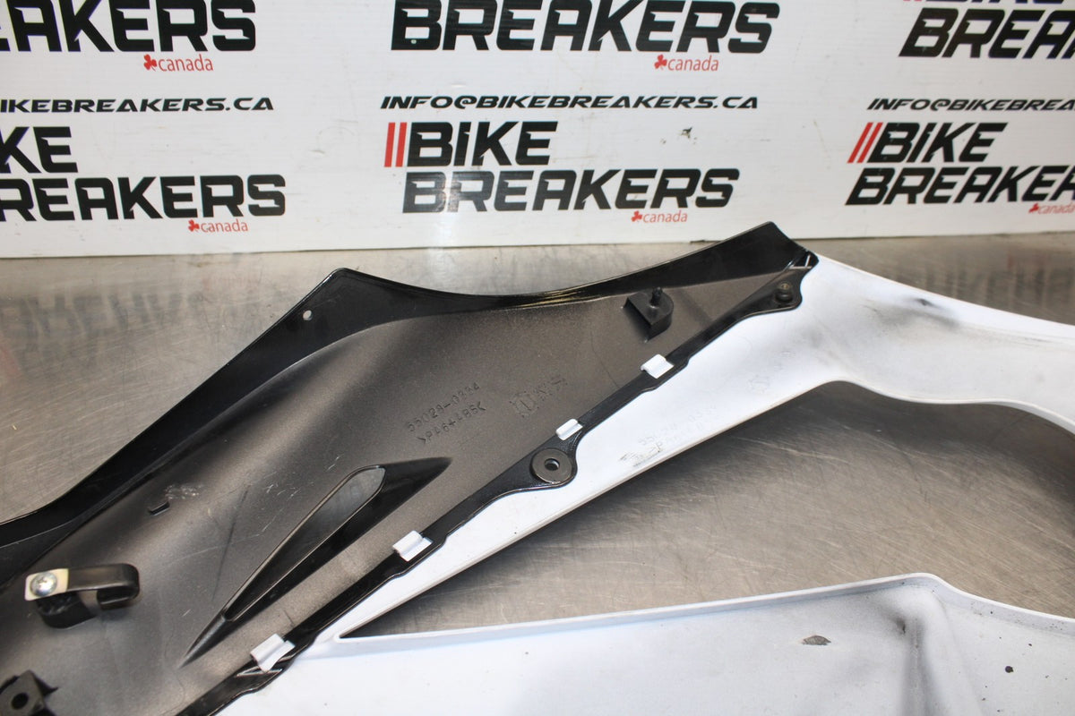 11-15 KAWASAKI NINJA ZX10R RIGHT LOWER MID UPPER SIDE FAIRING COWL  BB840