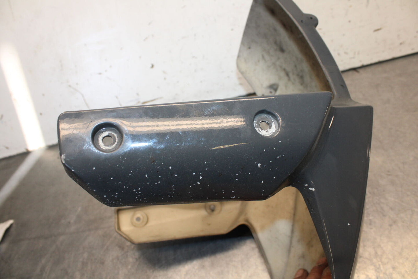 09-12 KAWASAKI NINJA ZX6R ZX600R FRONT WHEEL FENDER FAIRING 35004-0118-234 BB656