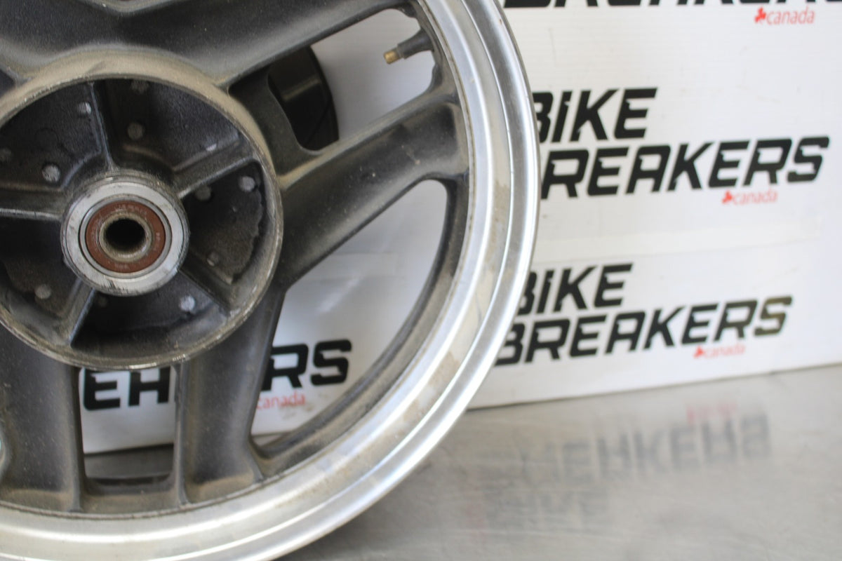 84 HONDA INTERCEPTOR 1000 VF1000F REAR WHEEL BACK RIM & ROTOR BB878