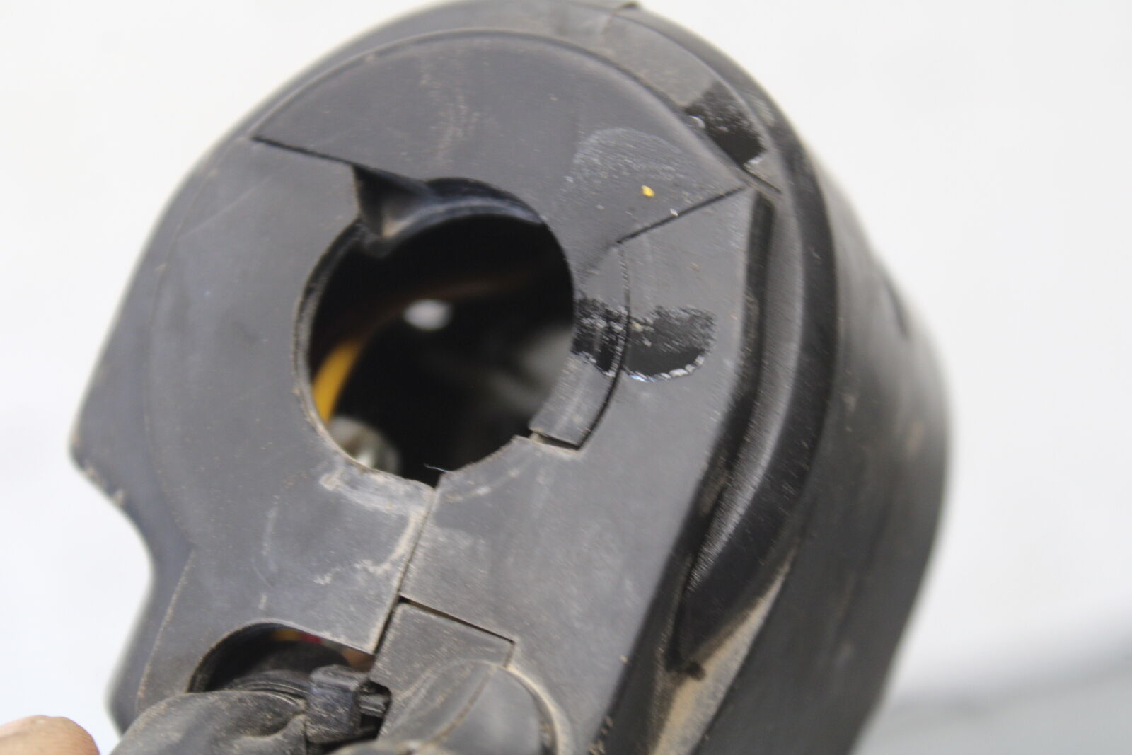 09-14 YAMAHA YZF R1 LEFT CLIP ON HANDLE HORN SIGNALS SWITCH SWITCHES BB696