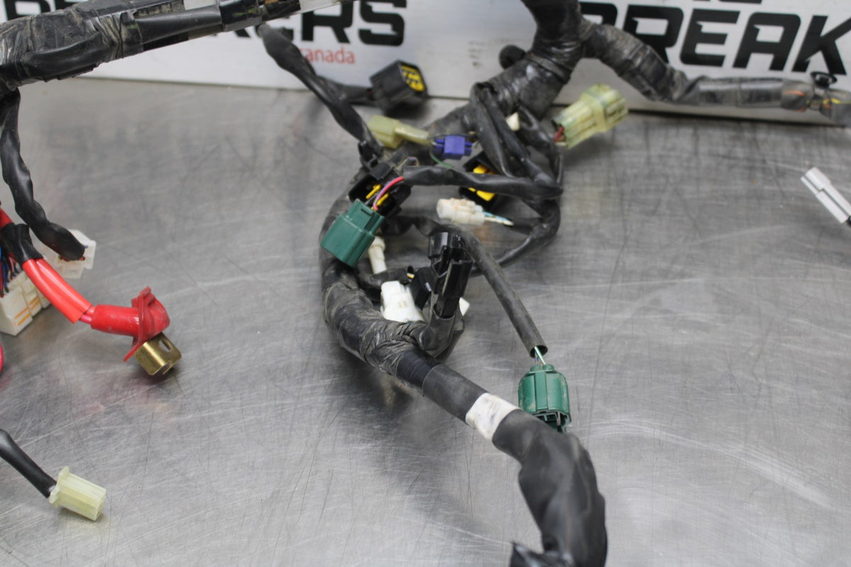 08-16 YAMAHA YZF R6 MAIN ENGINE WIRING HARNESS MOTOR WIRE LOOM BB856