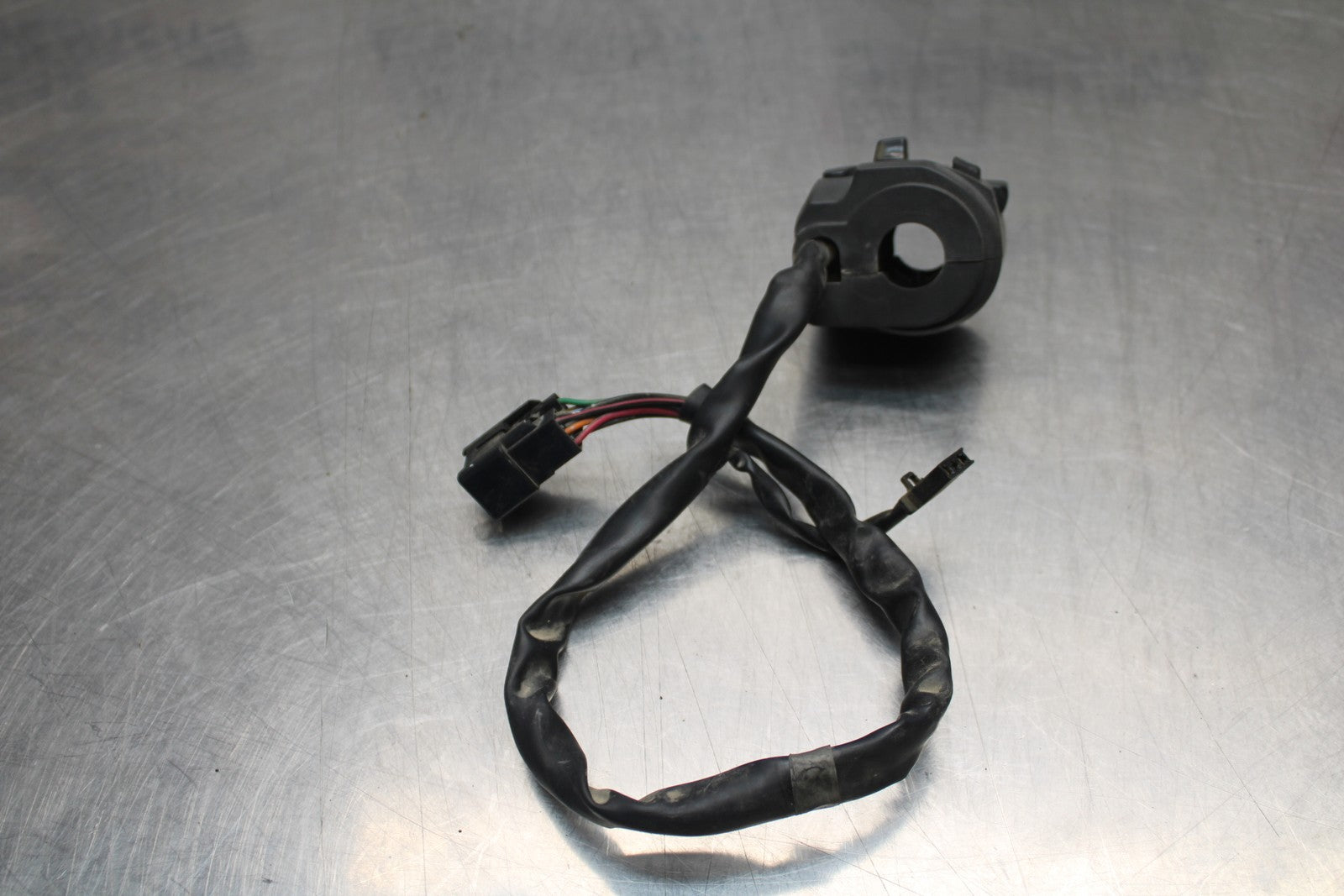 07-08 KAWASAKI NINJA ZX6R LEFT CLIP ON HANDLE HORN SIGNALS SWITCH SWITCHES BB203