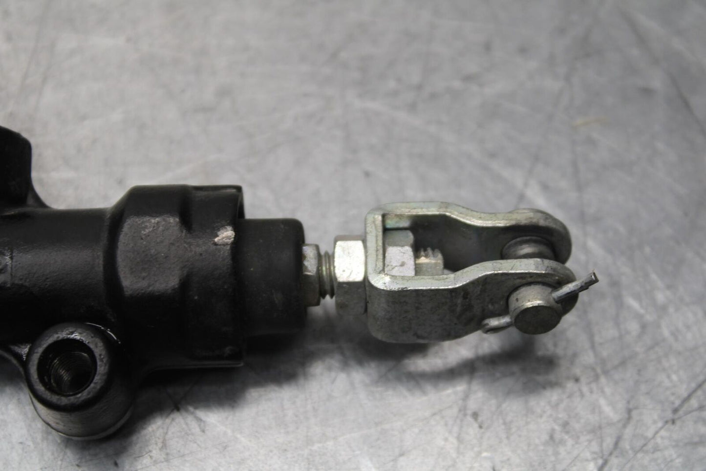 09-12 KAWASAKI NINJA ZX6R REAR BACK BRAKE MASTER CYLINDER W RESERVOIR BB640