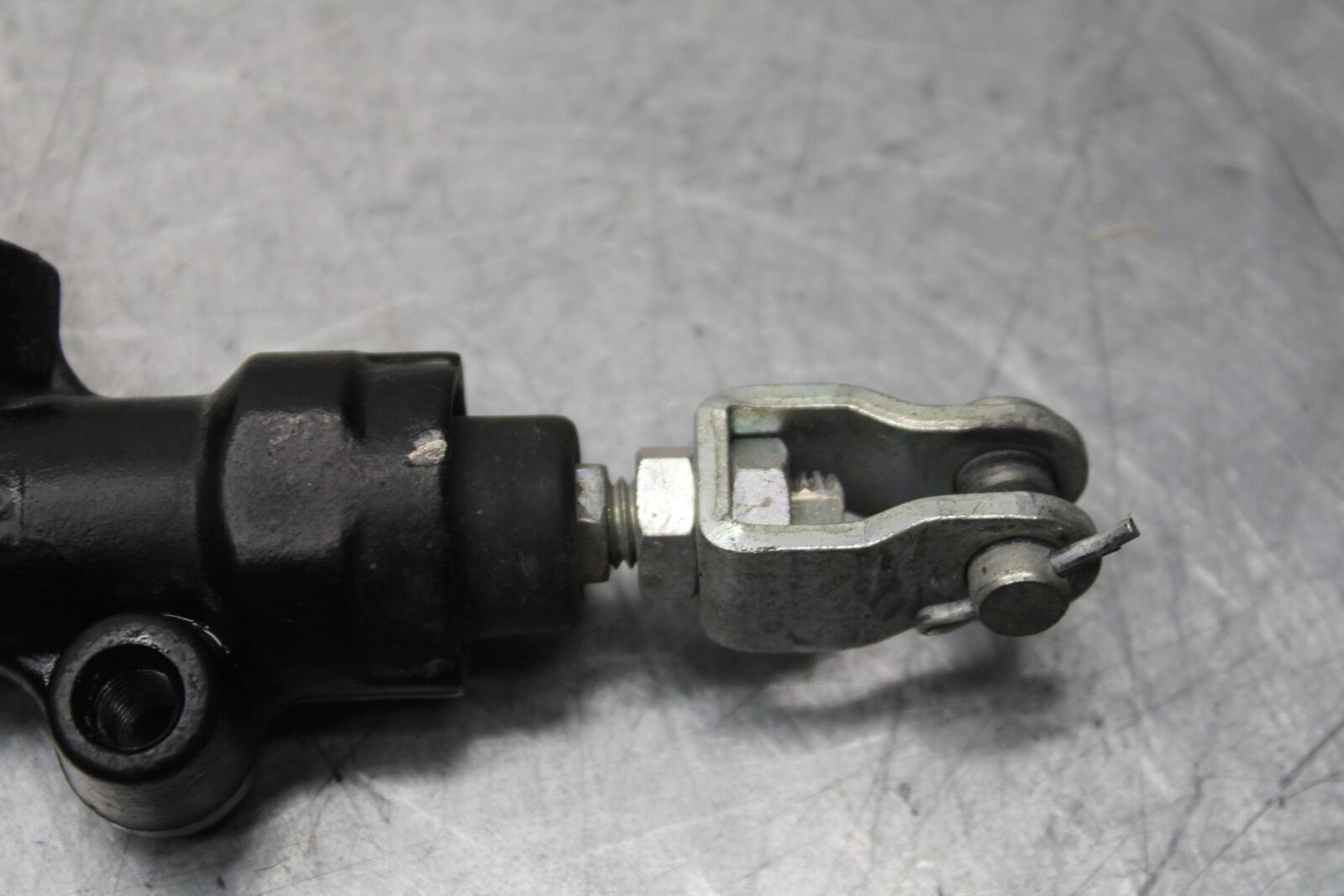 09-12 KAWASAKI NINJA ZX6R REAR BACK BRAKE MASTER CYLINDER W RESERVOIR BB640