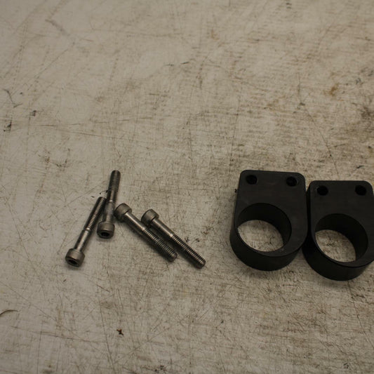 12-13 KAWASAKI EX300 NINJA LEFT RIGHT CLIP ON RISER HANDLEBARS PAIR  BB373