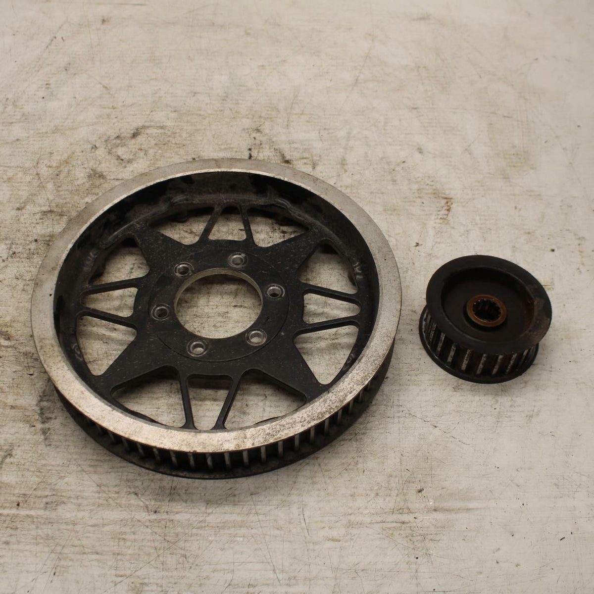 06-07 SUZUKI BOULEVARD S40 FRONT REAR PULLY SPROCKET SET BB375