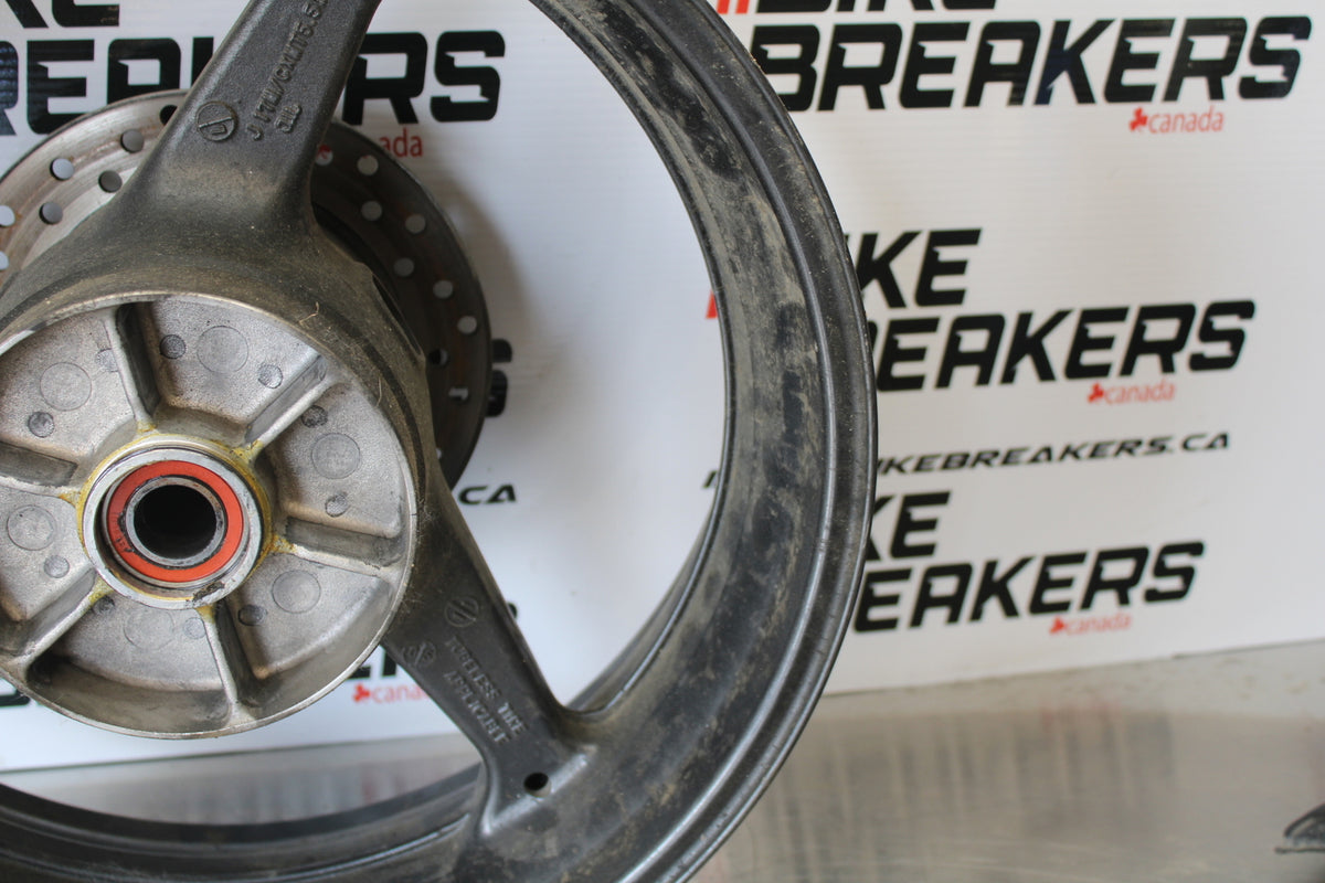 05-06 HONDA CBR600RR REAR WHEEL BACK RIM & ROTOR BB159