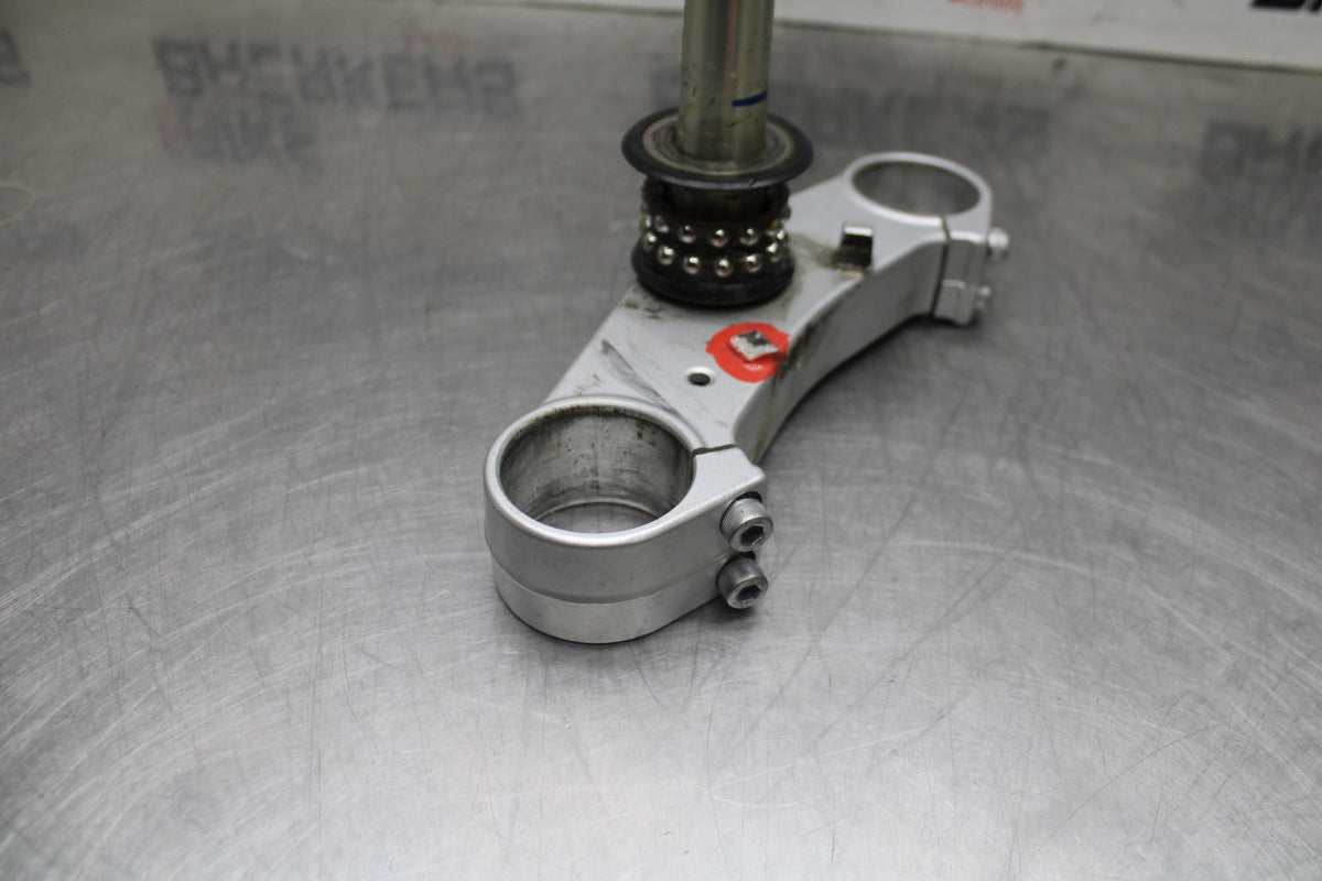 08-16 YAMAHA YZF R6 FRONT FORKS CLAMP LOWER TRIPLE TREE STEM BB929
