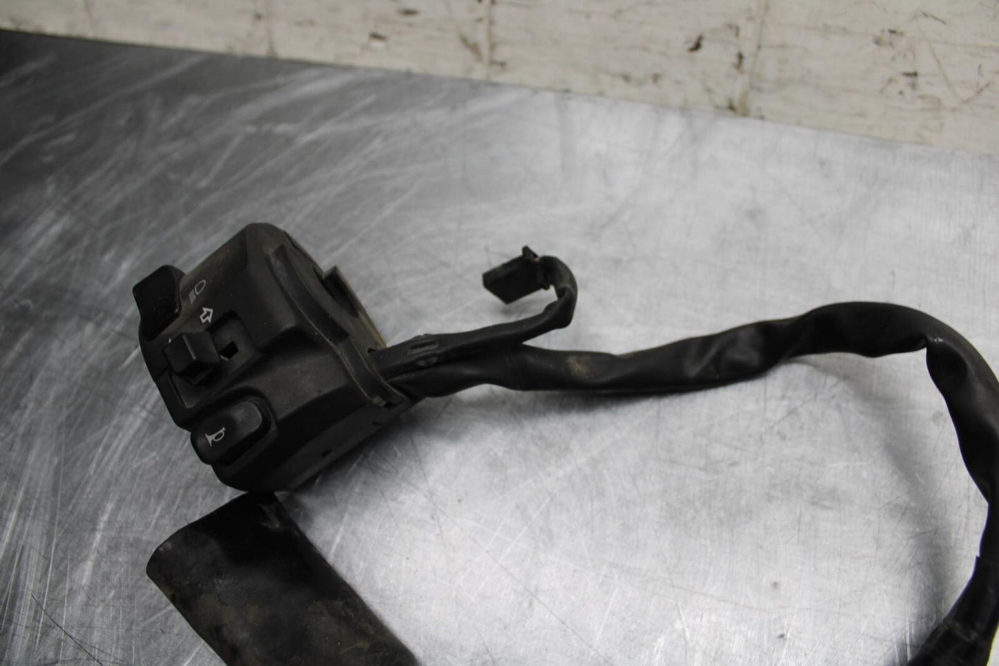 08-12 KAWASAKI NINJA 250R EX250J LEFT CLIP ON HANDLE HORN SIGNALS SWITCH BB496