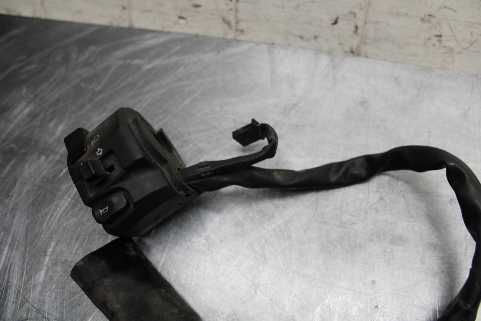 08-12 KAWASAKI NINJA 250R EX250J LEFT CLIP ON HANDLE HORN SIGNALS SWITCH BB496