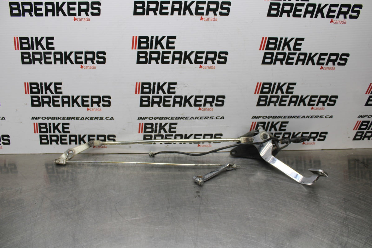 09 HONDA SHADOW 750 VT750 C2 REAR BACK BRAKE LINK LINKAGE PEDAL BB809