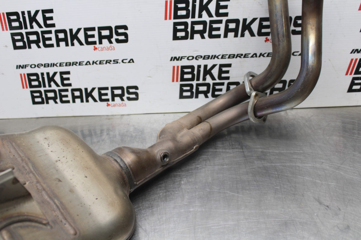 14-17 YAMAHA FZ07 FULL EXHAUST SYSTEM HEADERS PIPE MUFFLER BB843