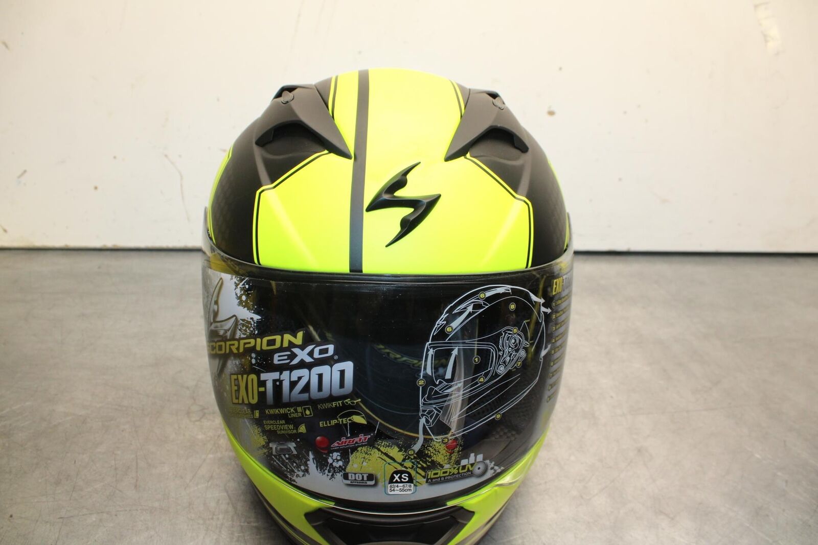 SCORPION EXO-T1200  MOTORCYCLE FULL FACE HELMET X SMALL