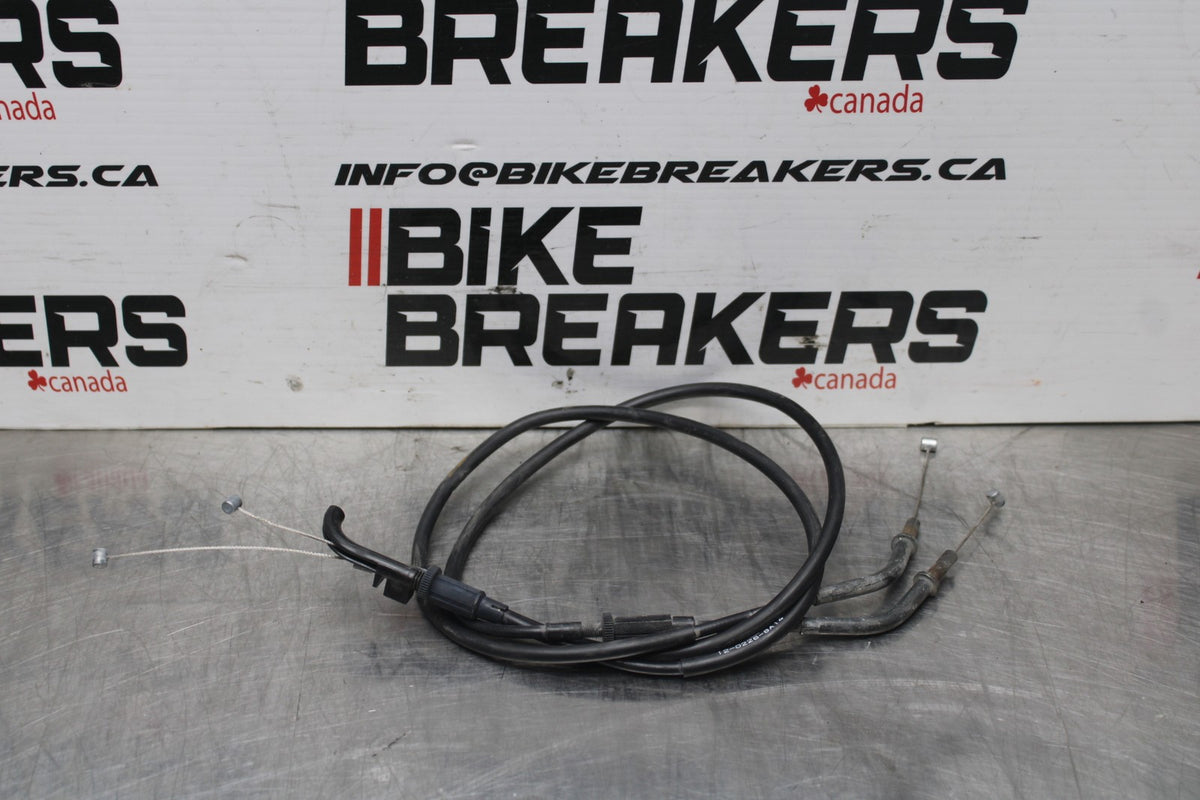 08 KAWASAKI NINJA 650 EX650 THROTTLE CABLES LINES BB797