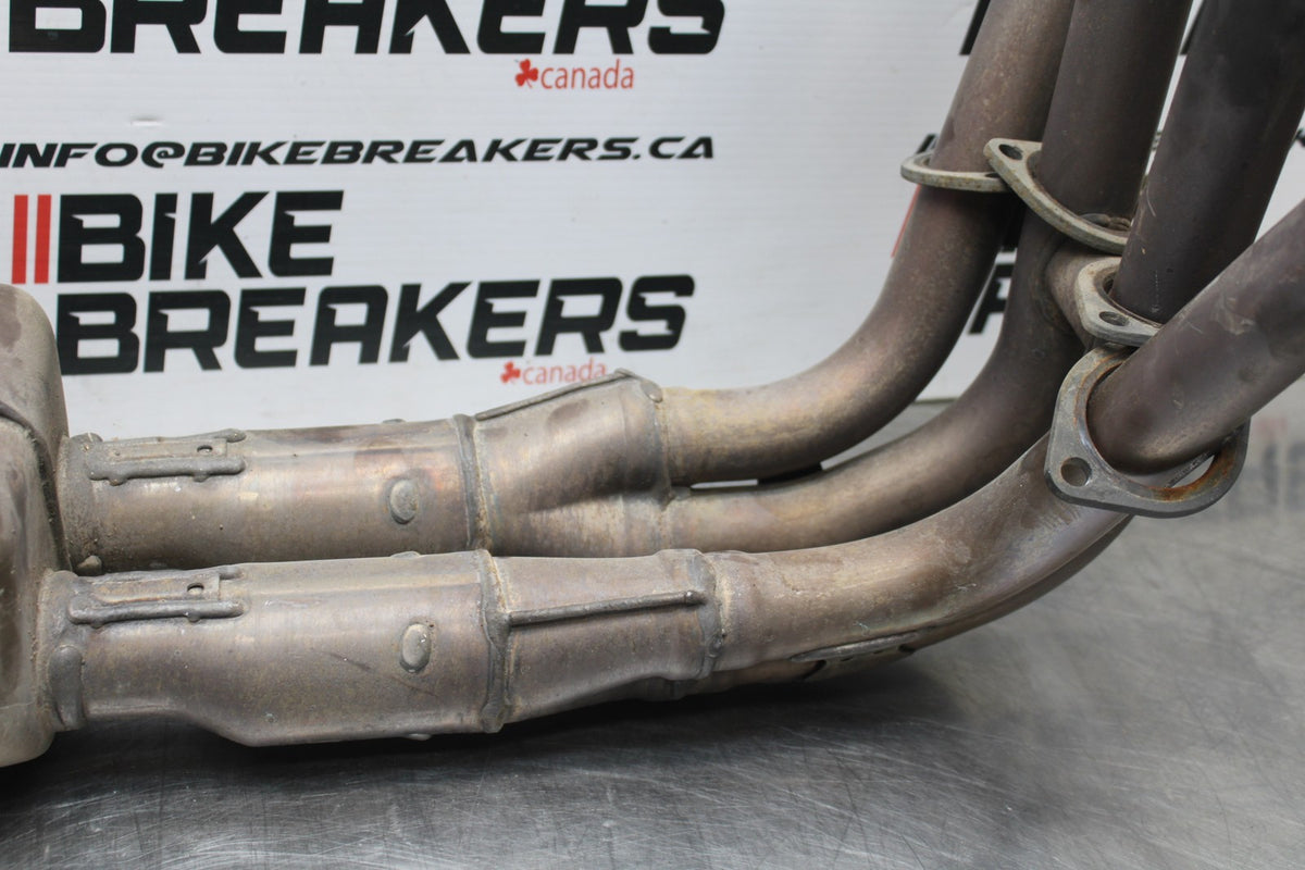 08-16 YAMAHA YZF R6 EXHAUST HEADER PIPES MANIFOLD BB856