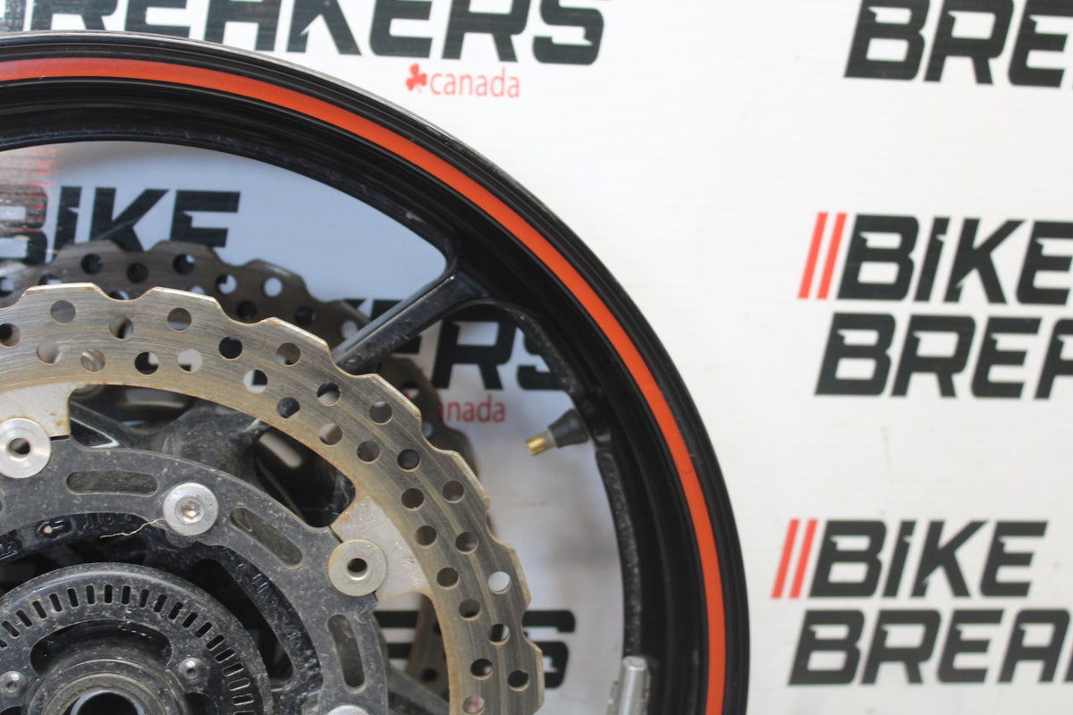 23 KAWASAKI NINJA 650 EX650 FRONT WHEEL FRONT RIM & ROTORS BB920