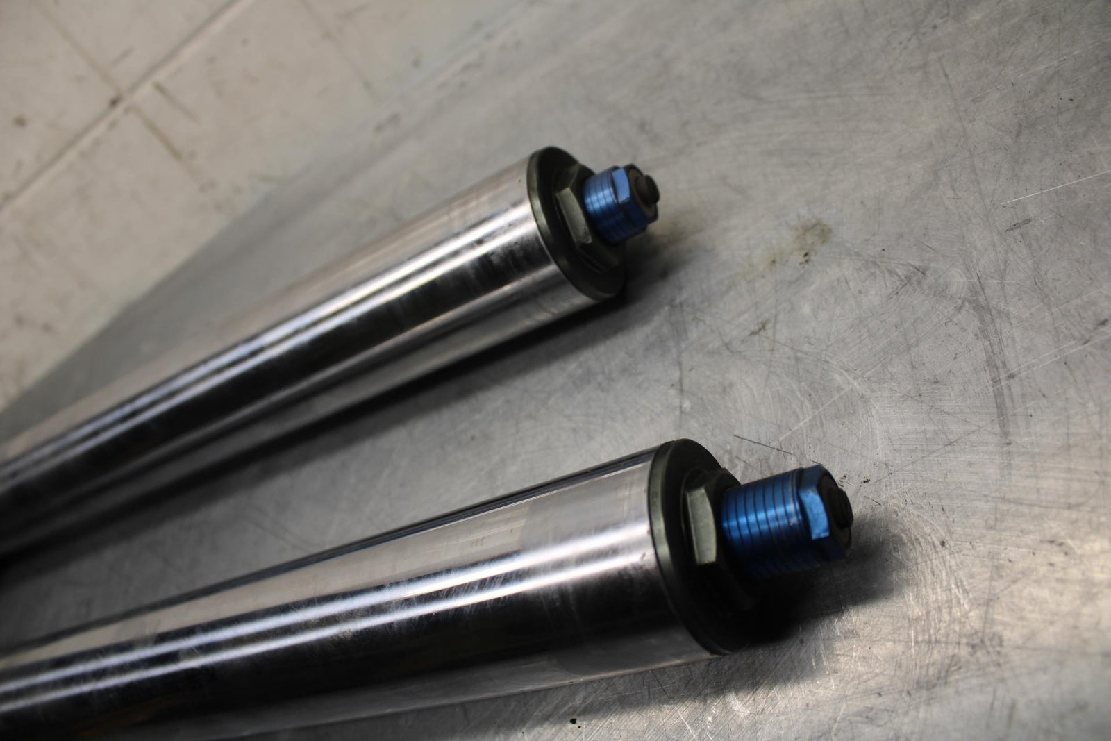 00-02 KAWASAKI NINJA ZX6R ZX600J FRONT FORKS SHOCK SUSPENSION SET PAIR BB489