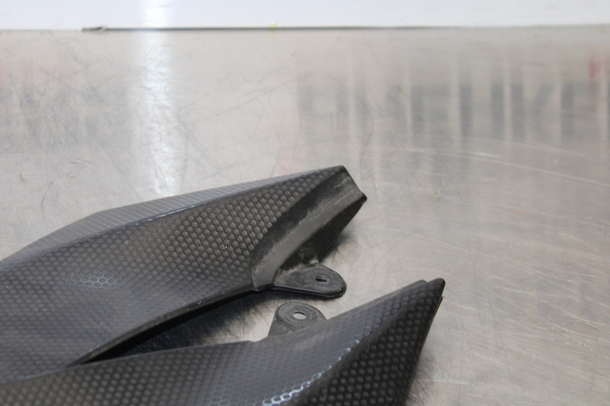 04-05 YAMAHA YZF R1 RIGHT LEFT GAS FUEL TANK PANELS COVERS TRIM SET COWLS  BB173