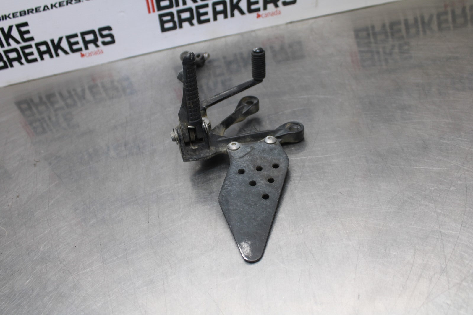 07-08 KAWASAKI NINJA ZX6R LEFT REARSET REAR SET FOOT PEG W SHIFTER BB203