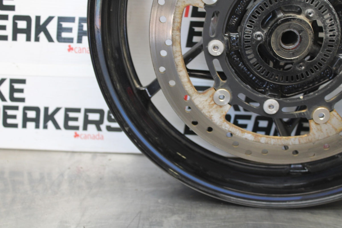 24-25 KAWASAKI NINJA 500 ABS FRONT WHEEL FRONT RIM & ROTOR BB899