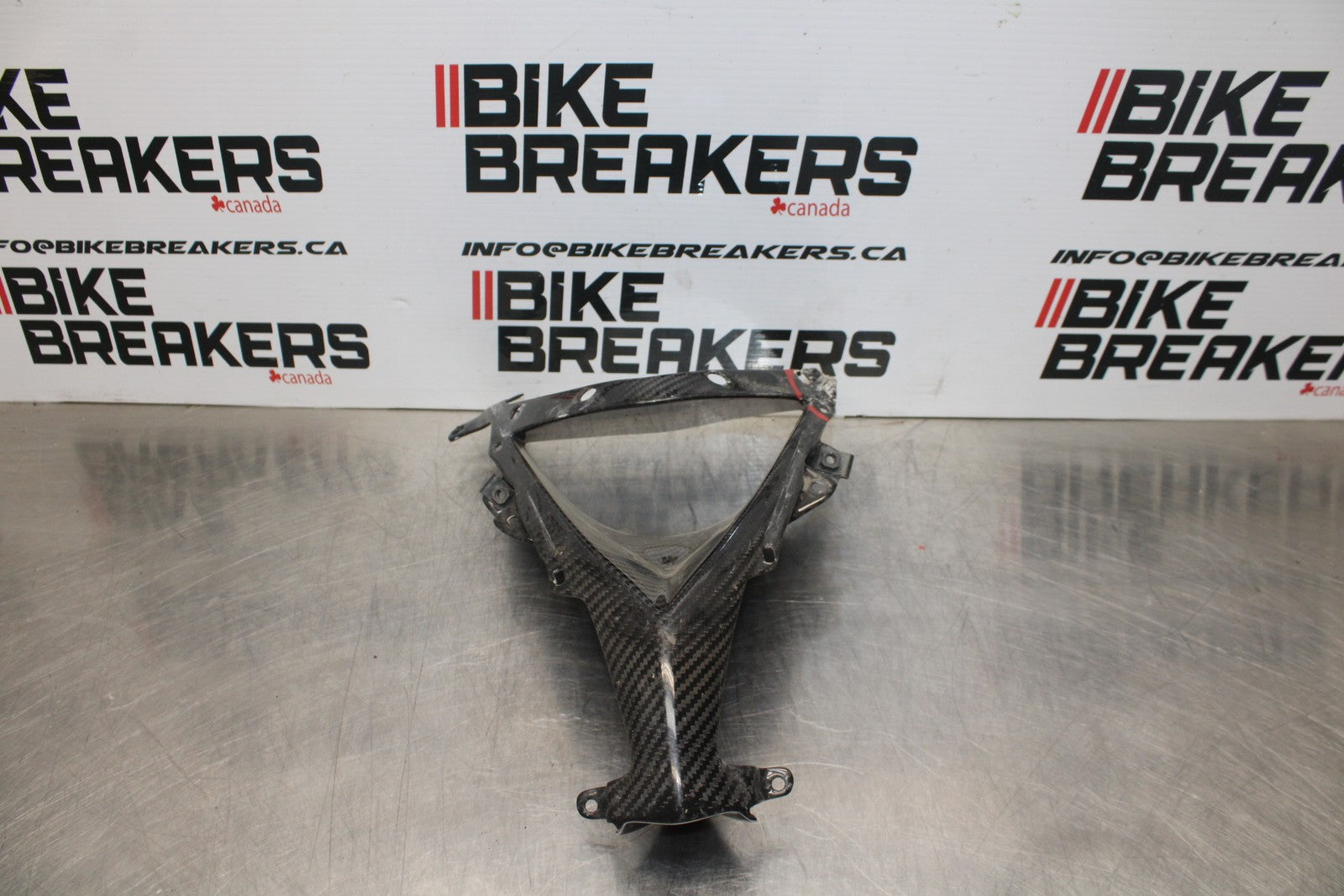 08 KAWASAKI NINJA ZX10R CB - CARBON FIBER FRONT CENTER COWL FAIRING BB201