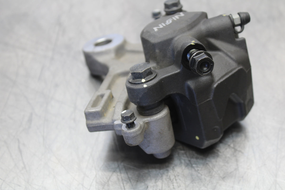 15-16 HONDA CB300F REAR BACK BRAKE CALIPER W MOUNT BRACKET BB150