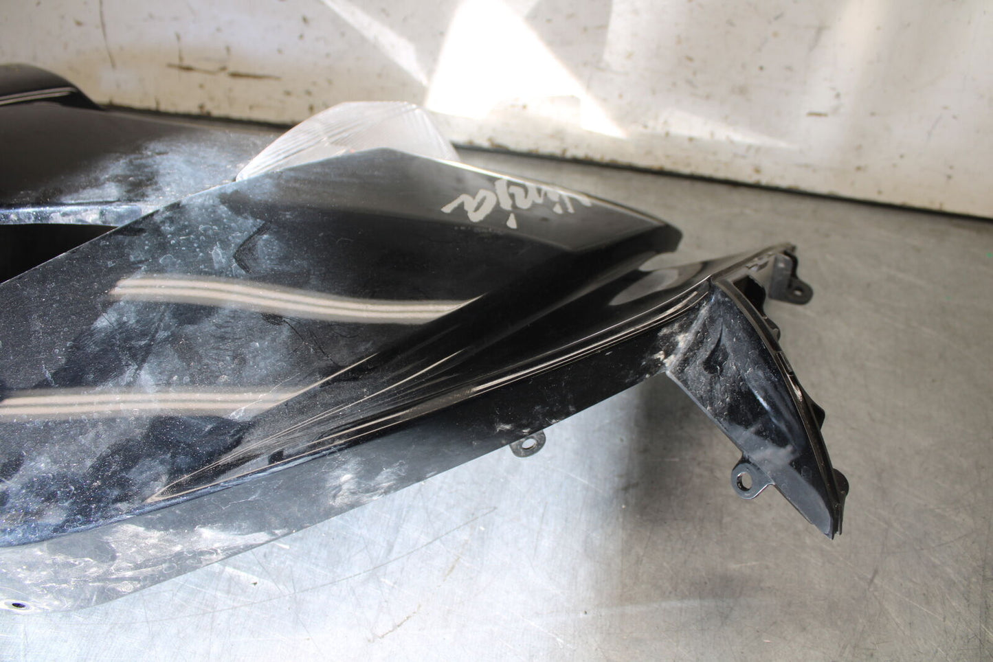 09-12 KAWASAKI NINJA ZX6R LEFT LOWER MID UPPER SIDE FAIRING COWL BB698