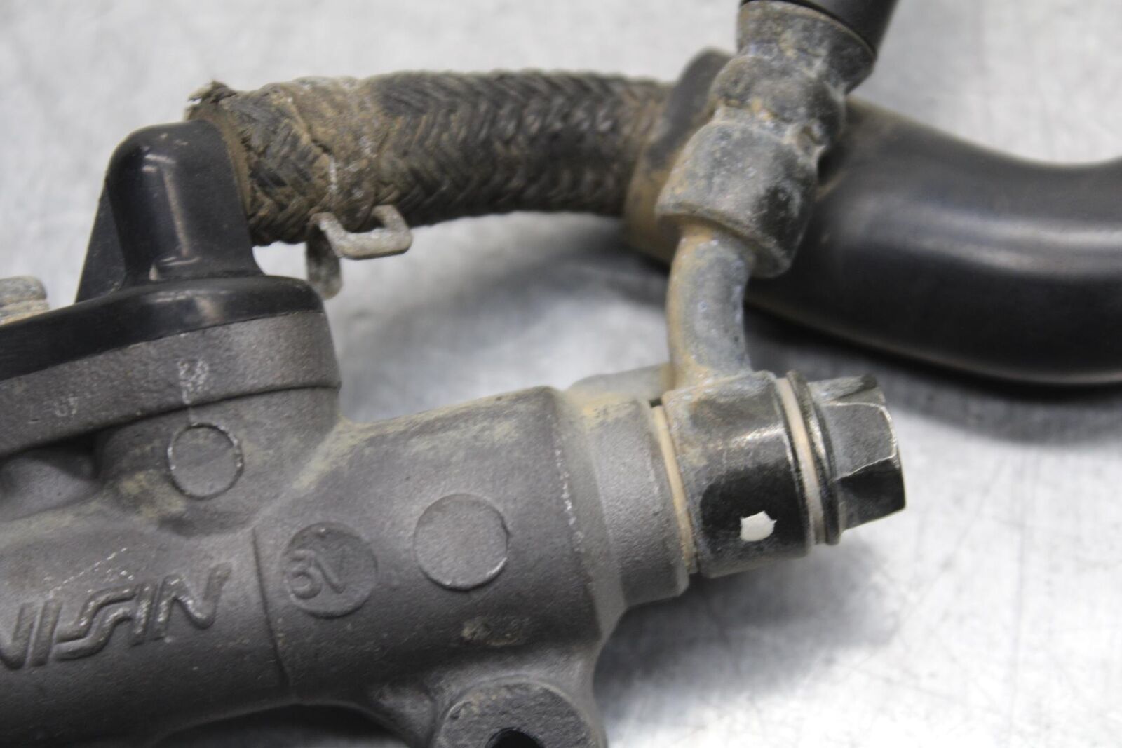 03-04 HONDA CBR600RR REAR BACK BRAKE MASTER CYLINDER W RESERVOIR BB628