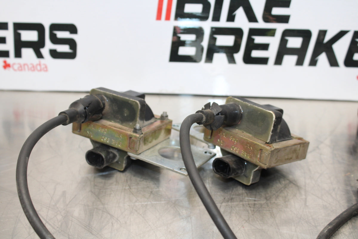 08 MOTO GUZZI BREVA 750 IGNITION COILS COIL SPARK PLUG CAPS BB154