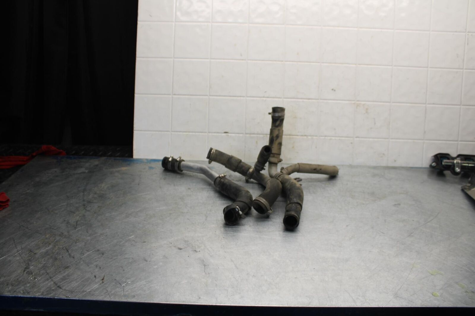 07 YAMAHA YZF R6 2c0 RADIATOR HOSES ENGINE COOLANT WATER PIPES HOSE KIT SET BB42