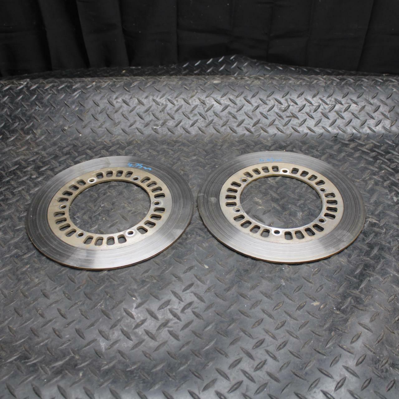 84-85 YAMAHA VIRAGO 1000 FRONT LEFT RIGHT BRAKE ROTORS DISCS BB173