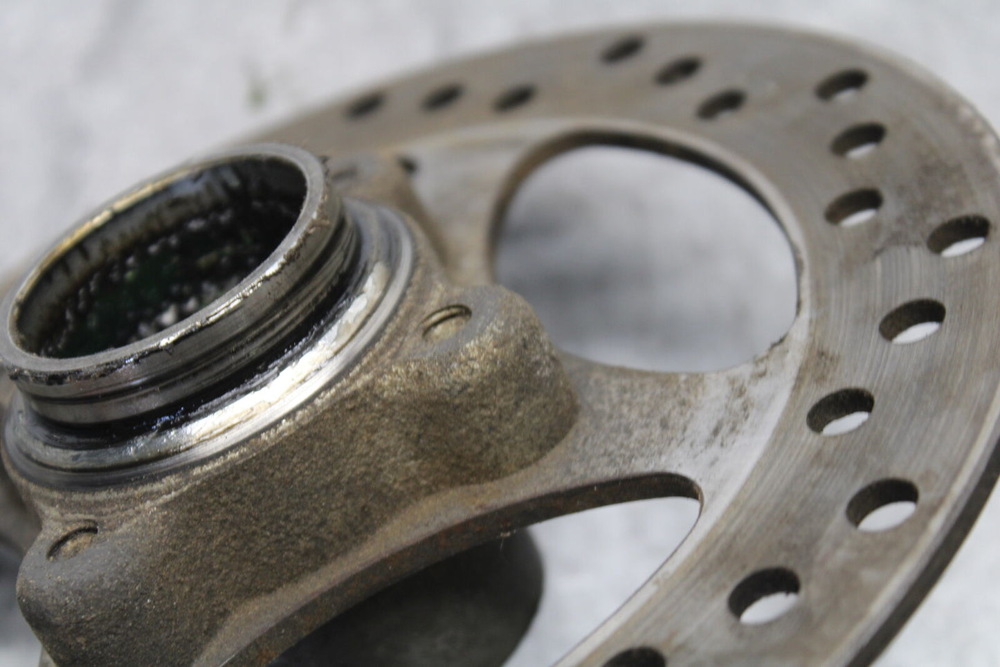 09-24 YAMAHA RAPTOR 700R REAR ROTOR BACK BRAKE DISC HUB BB654