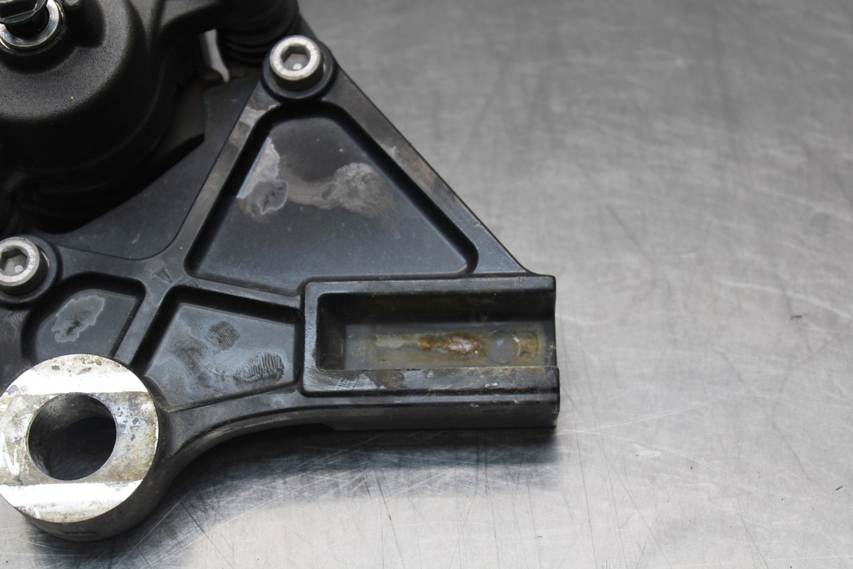 07 KAWASAKI NINJA 650 EX650 REAR BACK BRAKE CALIPER W MOUNT BRACKET BB844
