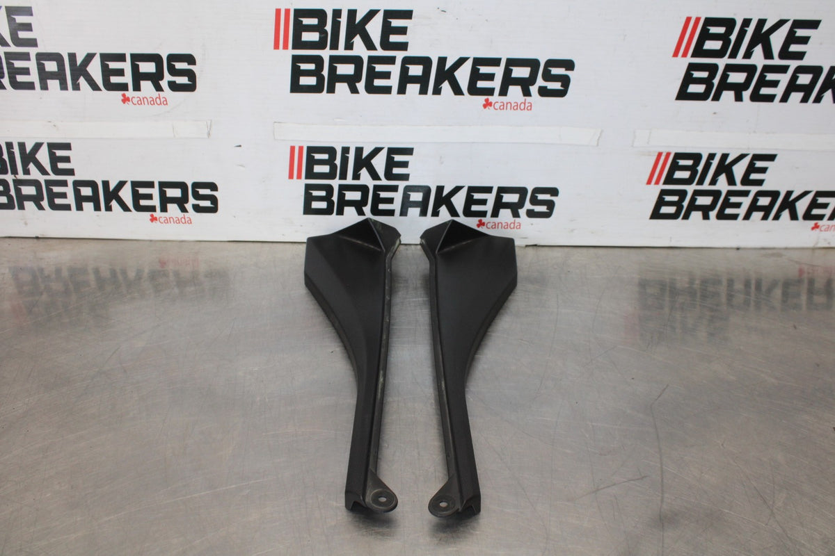 08 KAWASAKI NINJA ZX10R RIGHT LEFT INNER FAIRINGS COWLS PANELS TRIMS BB902