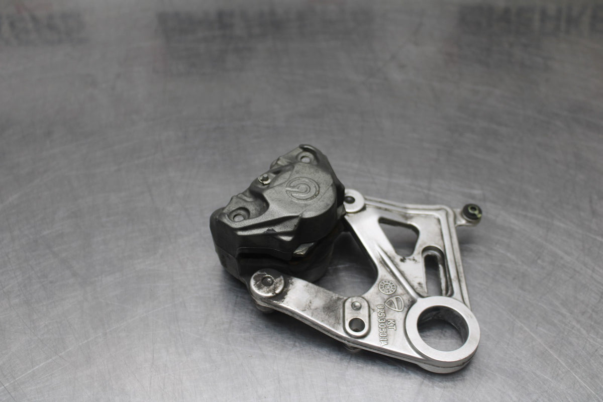 16 DUCATI 959 PANIGALE REAR BACK BRAKE CALIPER W MOUNT BRACKET BB912