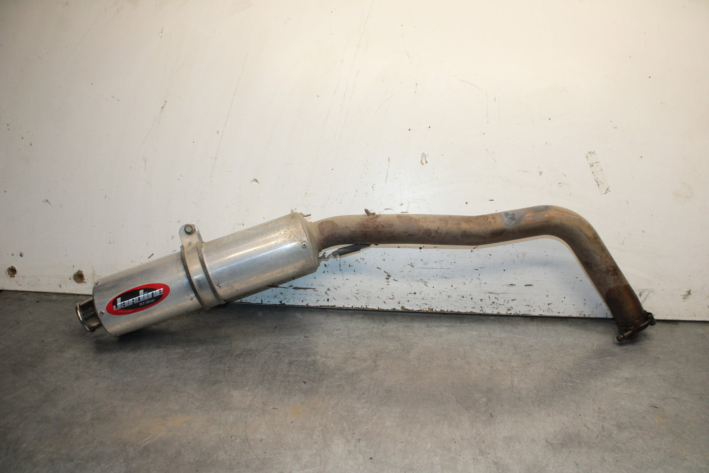 05-06 HONDA CBR600RR AFTERMARKET JARDINE EXHAUST PIPE MUFFLER SLIP ON BB739