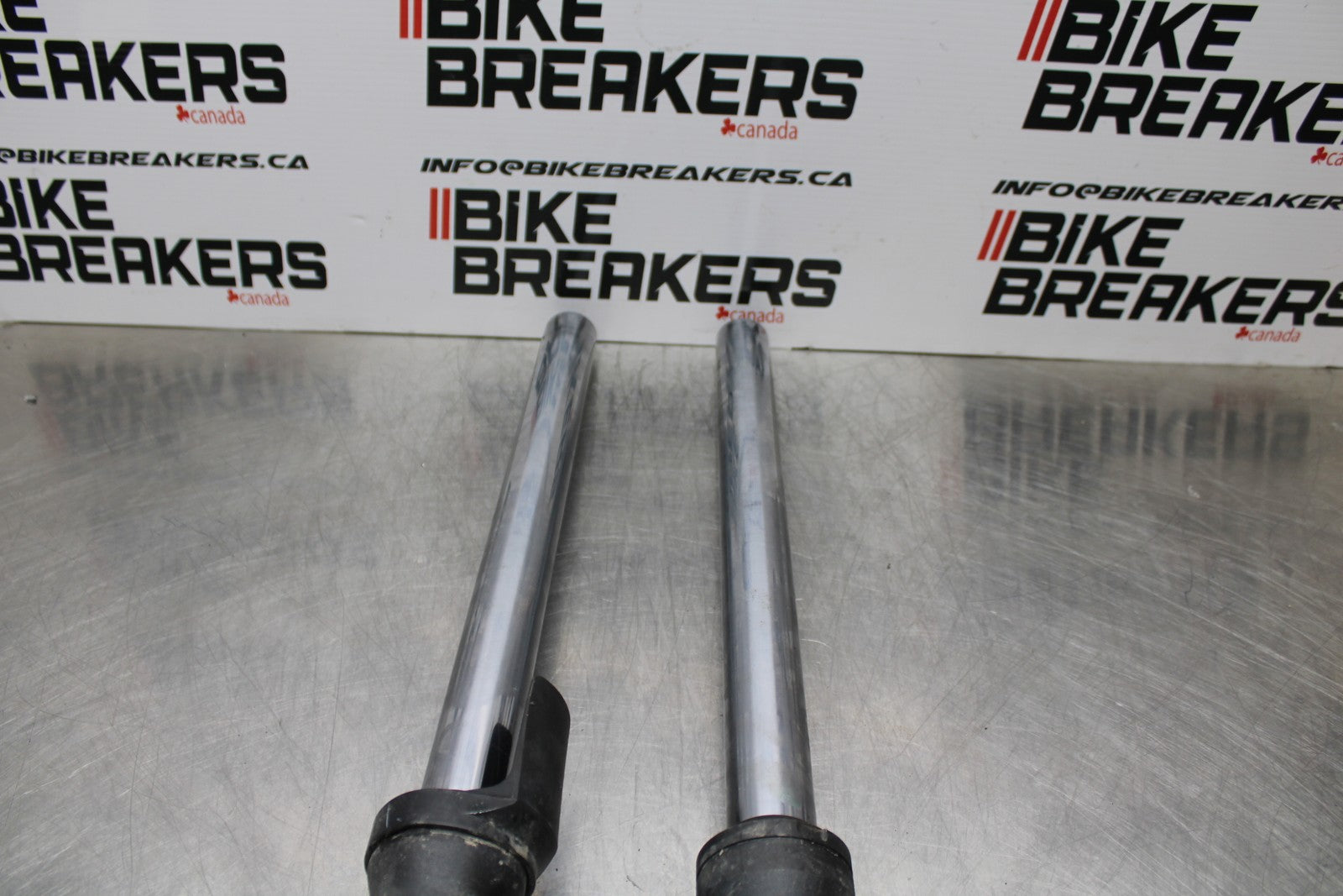 13-17 KAWASAKI NINJA 300 EX300 ABS FRONT FORKS SHOCK SUSPENSION SET PAIR BB187