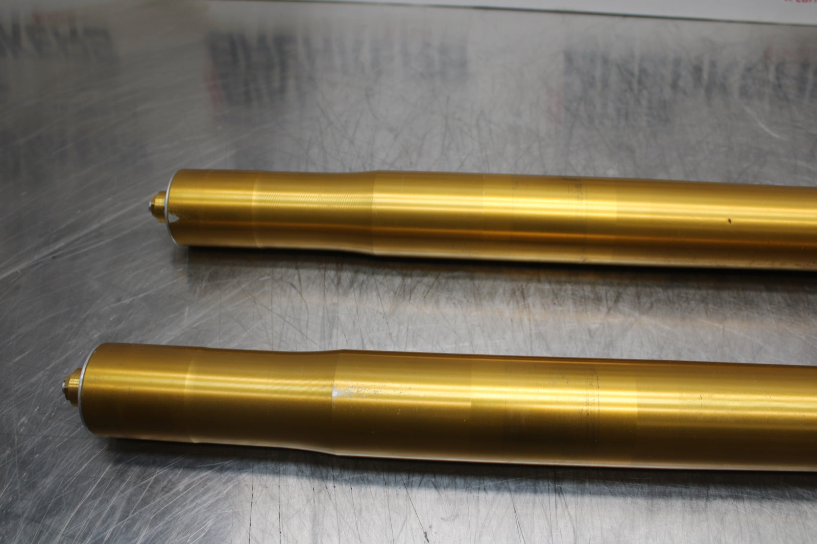 04-05 KAWASAKI NINJA ZX10R FRONT FORKS SHOCK SUSPENSION SET PAIR BB163