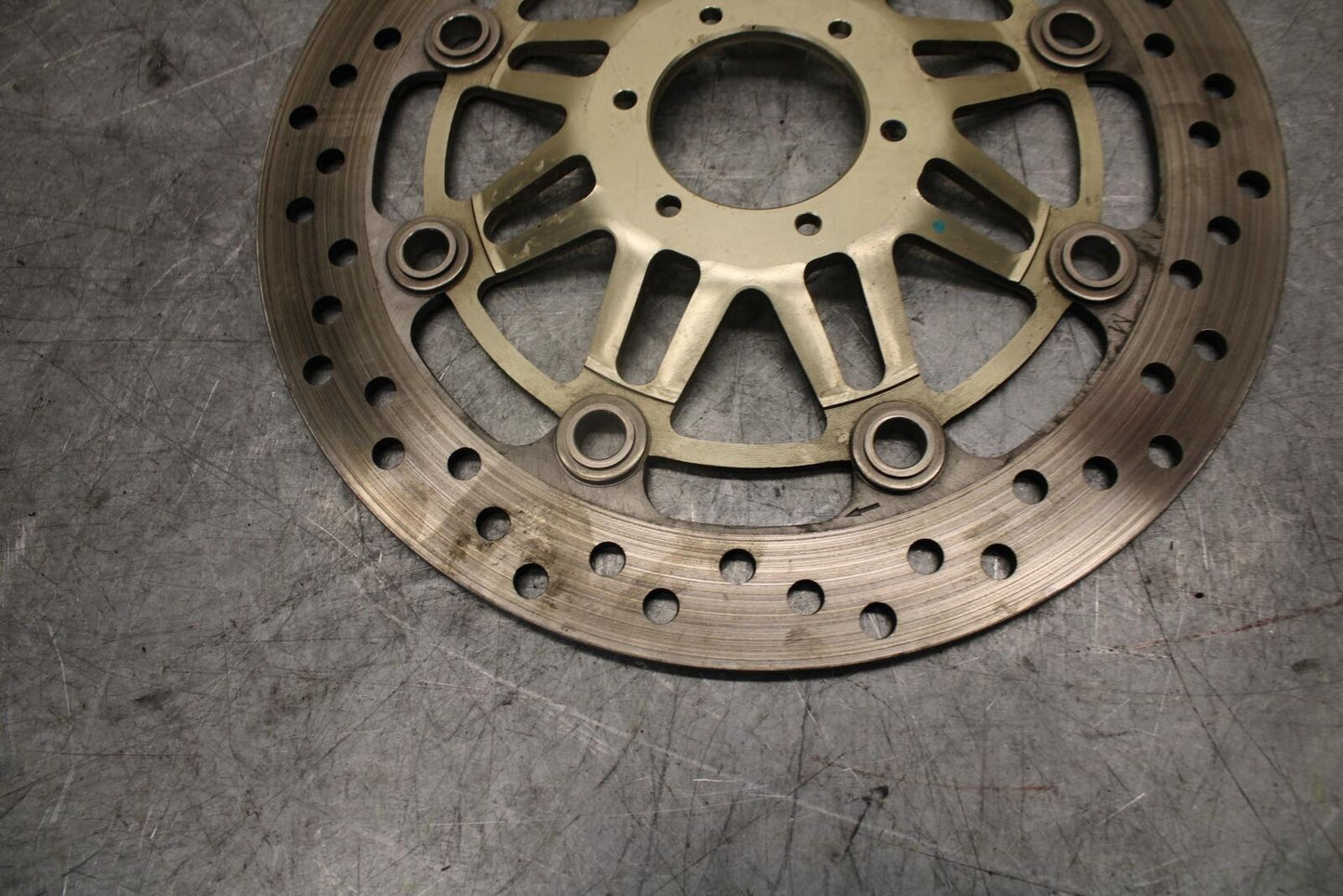 1999 Honda Super Hawk 1000 VTR1000F FRONT BRAKE DISC ROTOR BB51
