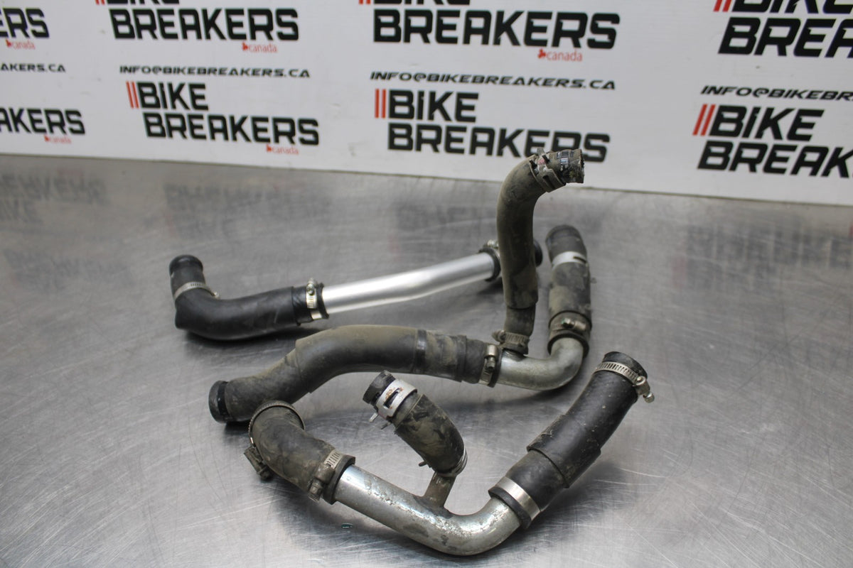 08-16 YAMAHA YZF R6 RADIATOR HOSES ENGINE COOLANT WATER PIPES HOSE KIT SET BB856