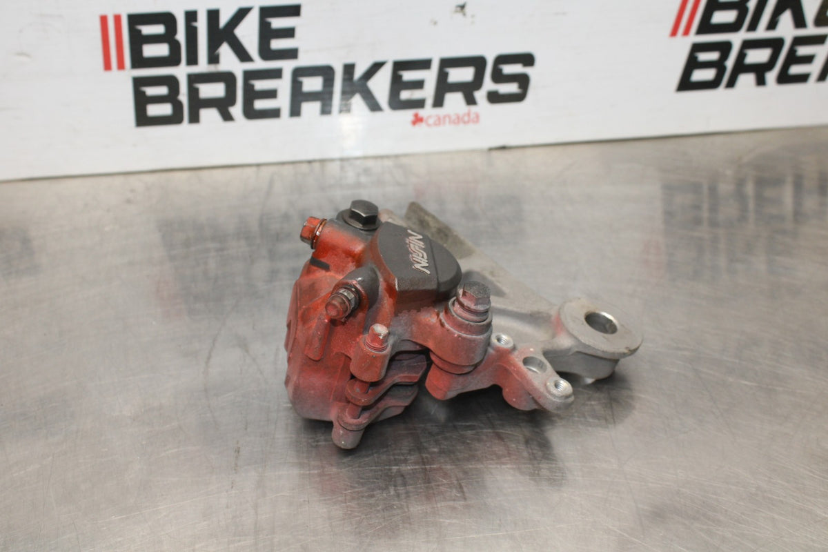 13-15 HONDA CBR500R REAR BACK BRAKE CALIPER W MOUNT BRACKET BB834